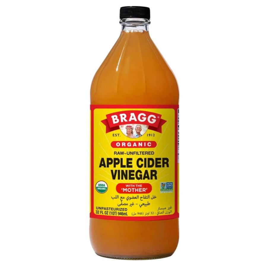 Organic apple cider vinegar with pulp 946 ml