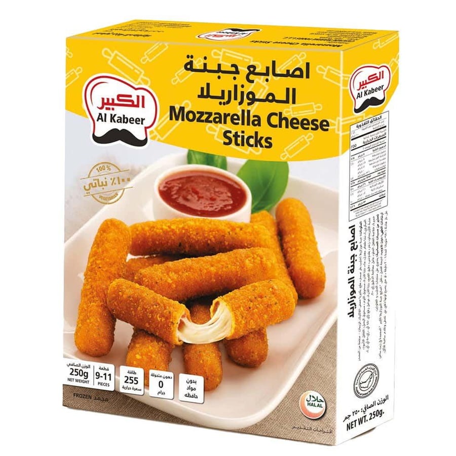 Large mozzarella cheese fingers 250 grams