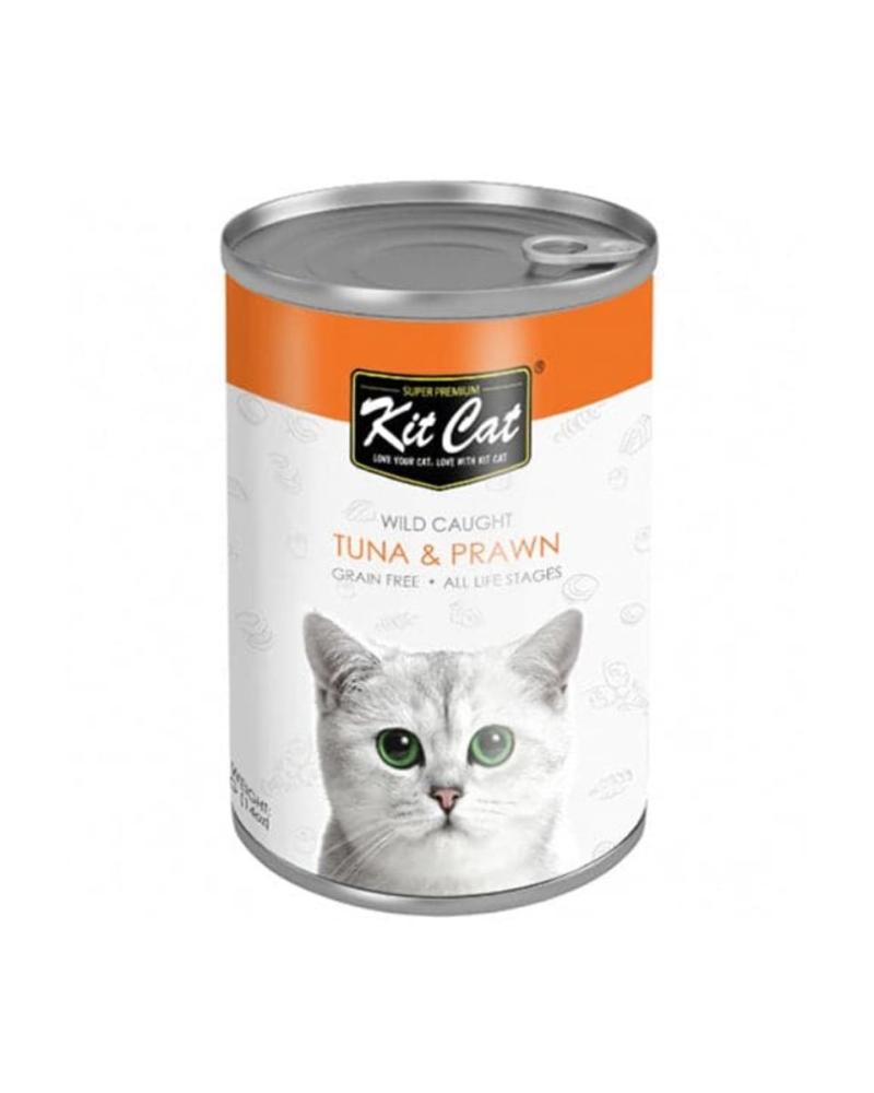 Kit Kat moist food for cats with tuna and shrimp for all ages 400 grams