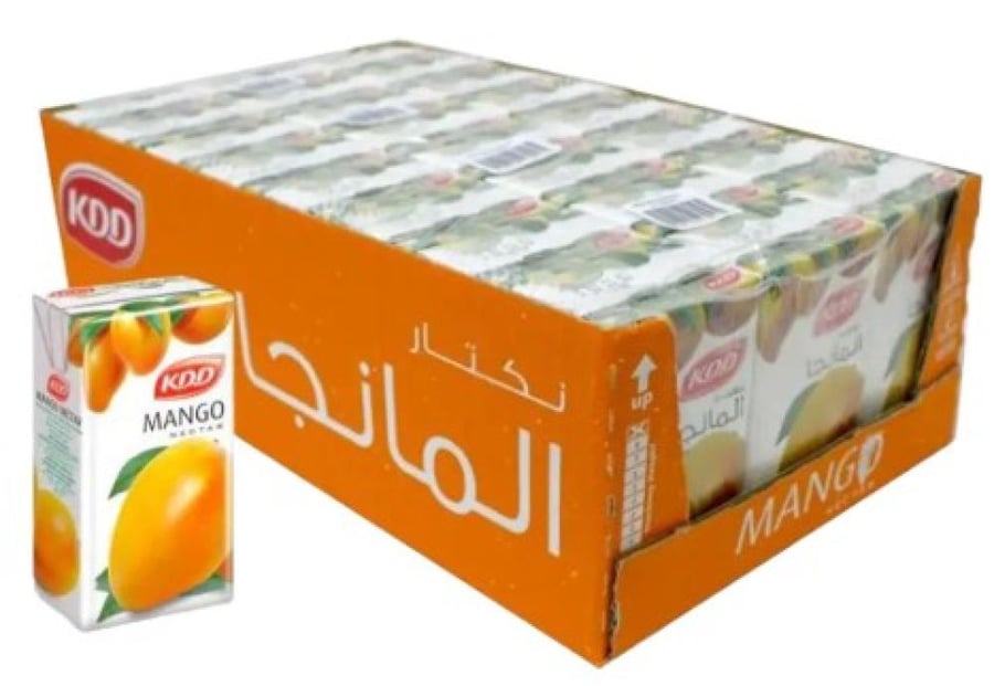 كي دي دي نكتار المانجا مع العنب الابيض 18*125 مل