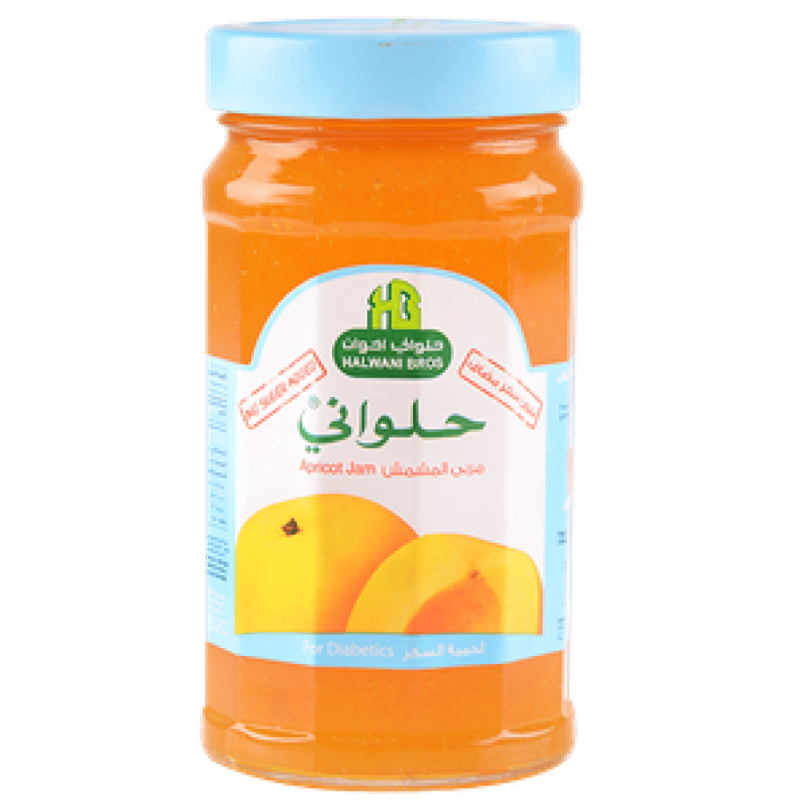 حلواني مربي المشمش خالي من السكر 400 جرام