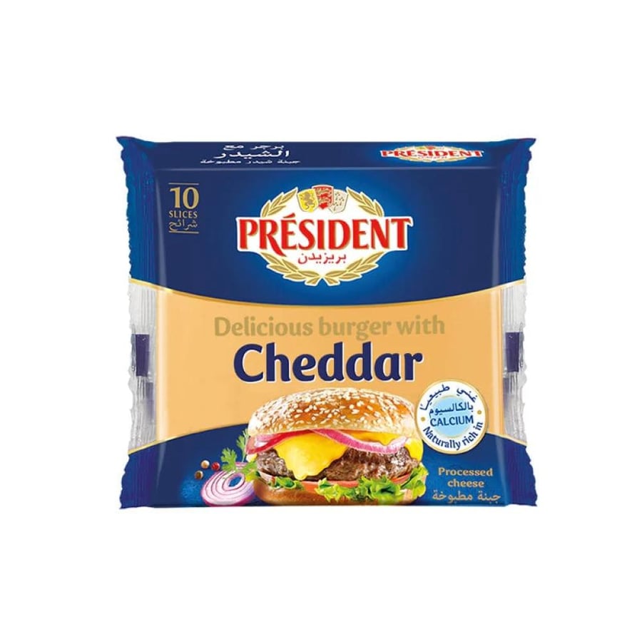 President burger cheese slices 200 grams