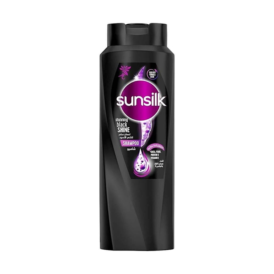 Sunsilk shampoo with a dazzling shine for black hair 190 ml