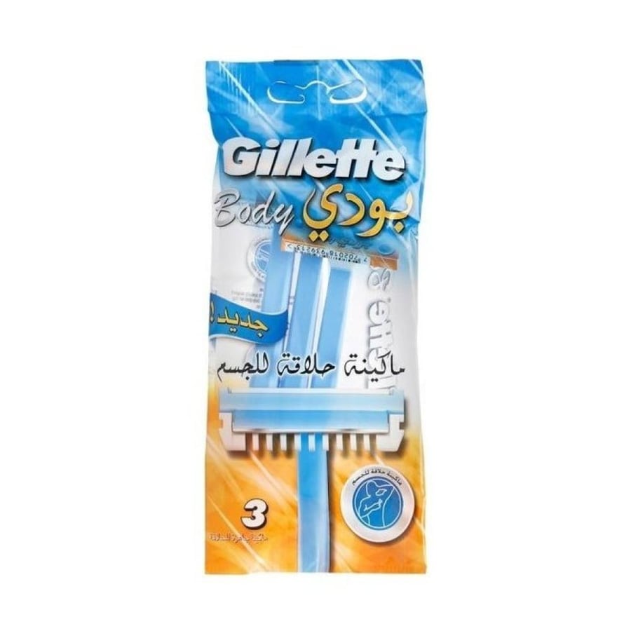 Gillette body grooming machine with 3 blades