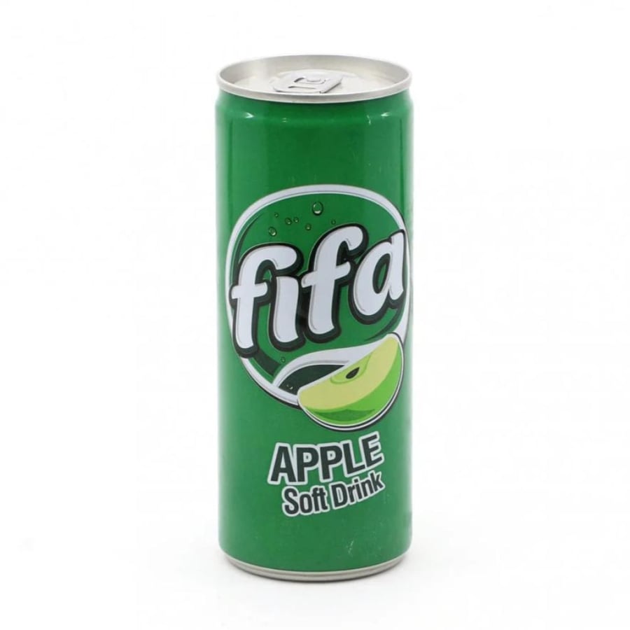 Fifa carbonated drink with apple flavor 185 ml