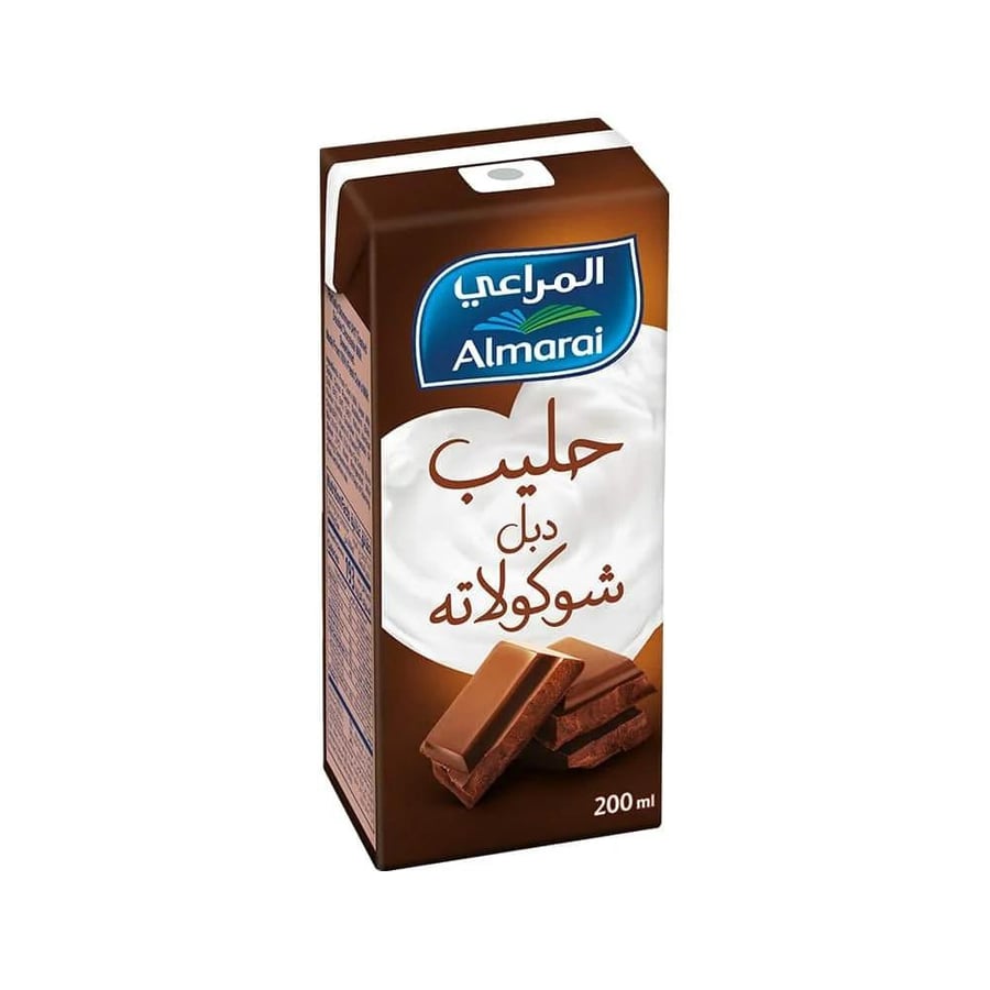 Almarai double chocolate milk 200 ml