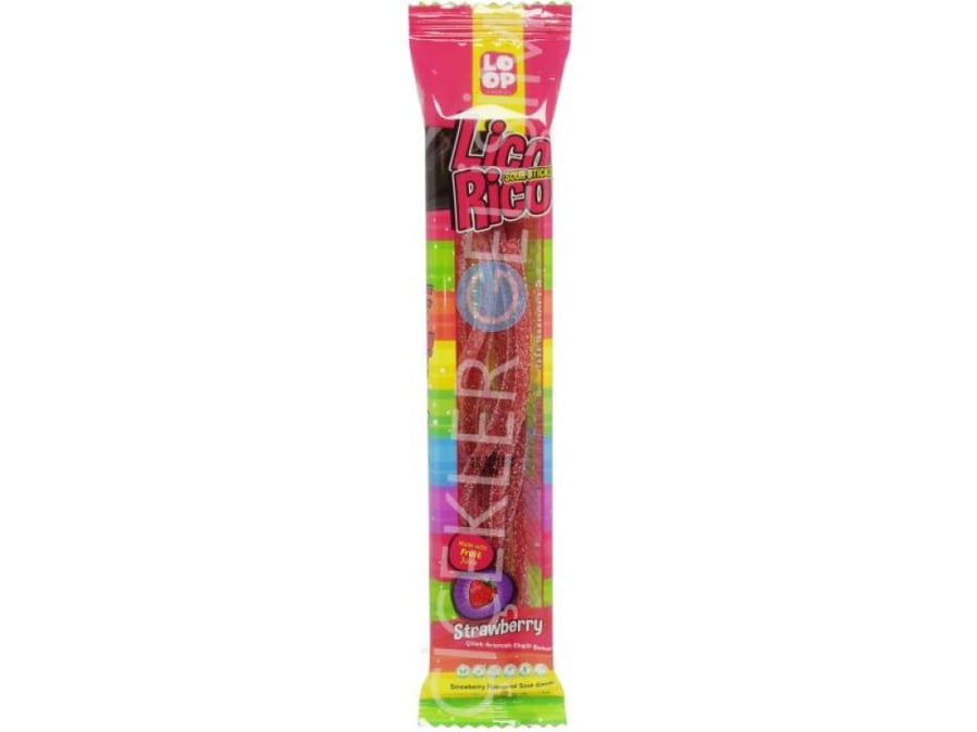 Lico Rico strawberry-flavored jelly candy 19.13 grams