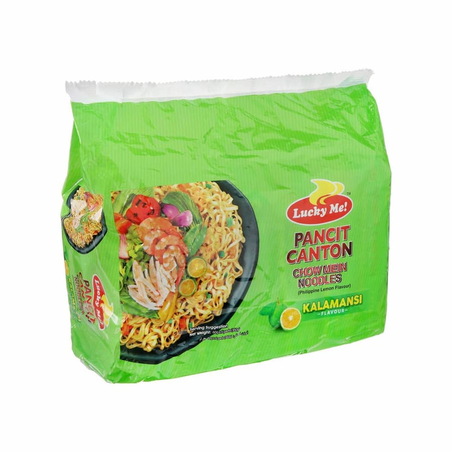 Lucky Me Shlaqi Me quick preparation noodles all with sour flavor 6*60 grams