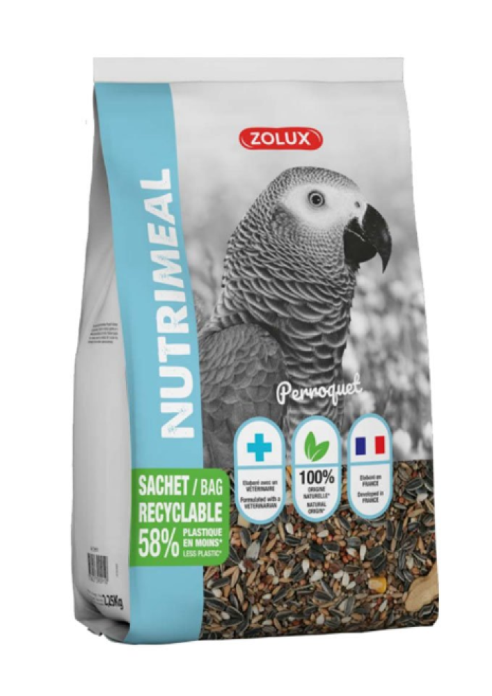 Zolux NutriMeal 3 food pellets for parrot 2.25 kg