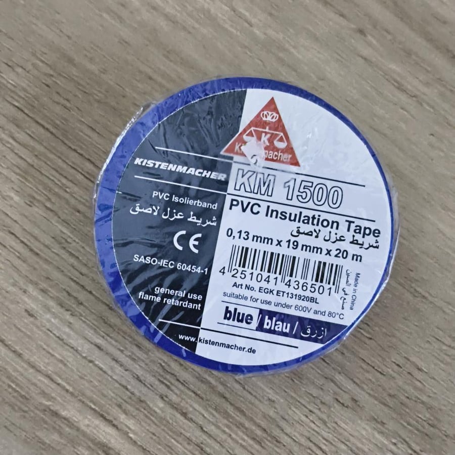 KEM 1500 electrical insulation tape blue adhesive