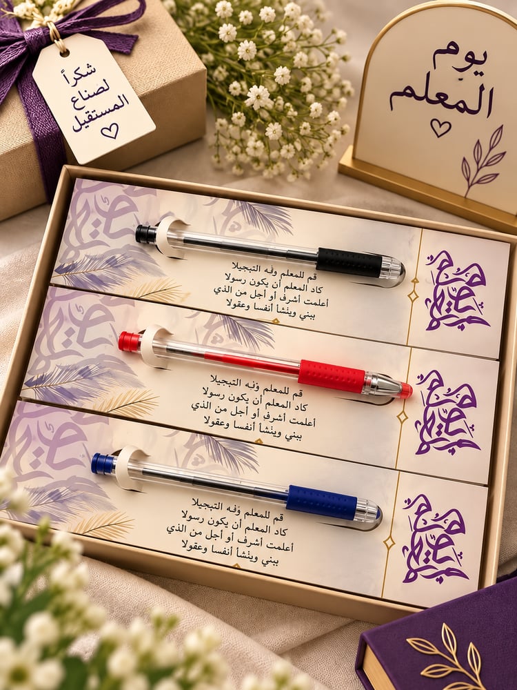 قلم يوم المعلم