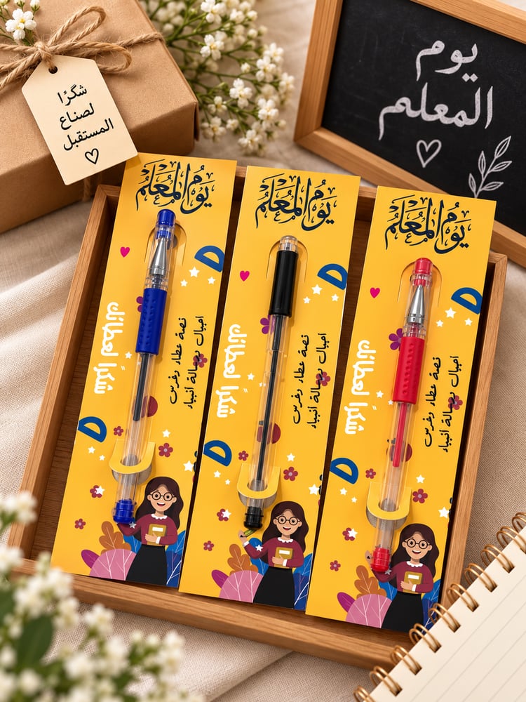قلم يوم المعلم