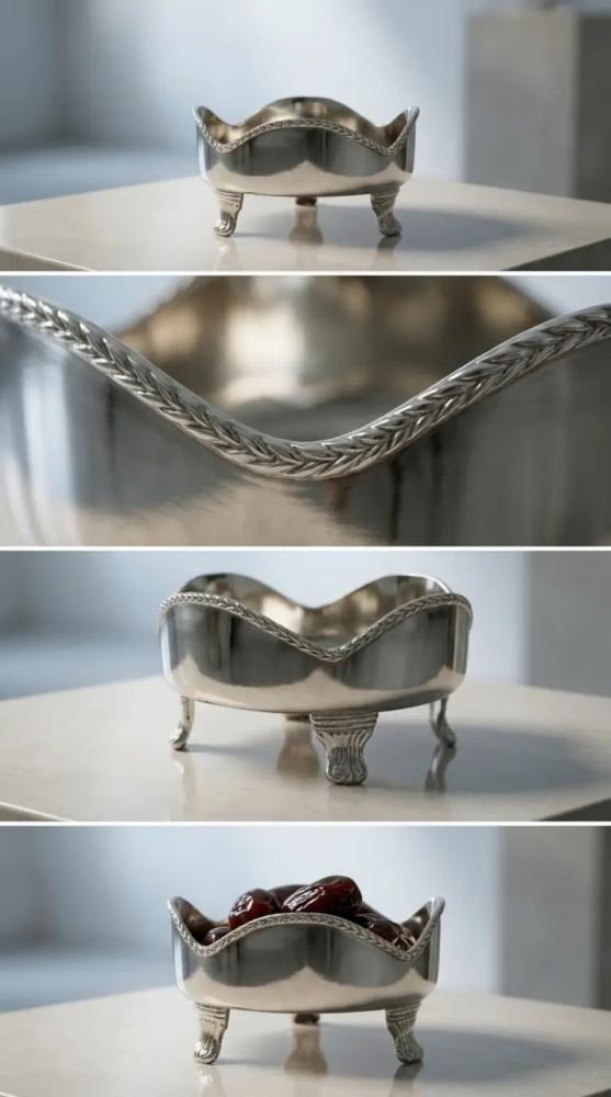 زبدية تقديم جديد بأرجل rope 14 سم