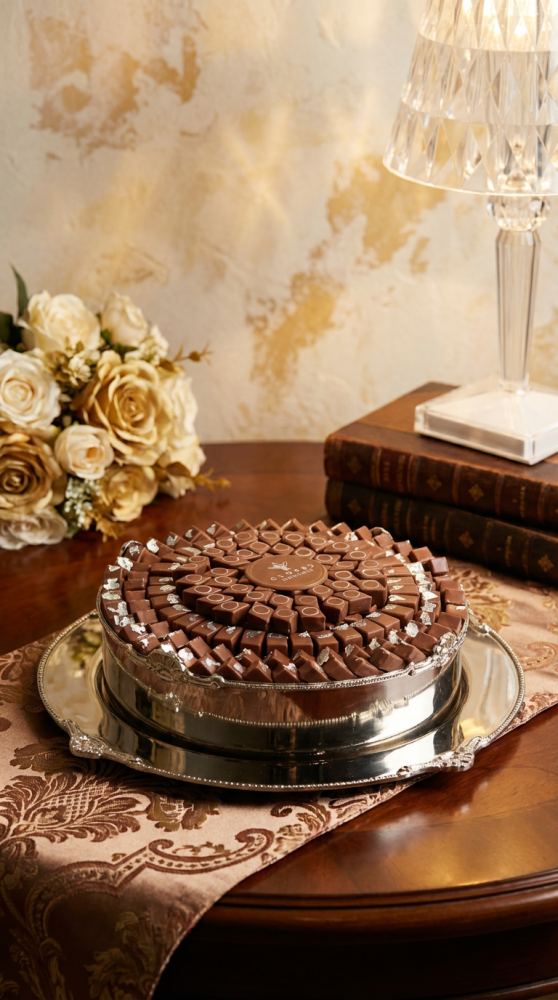 Chocolate tray 26 cm medium CROWN