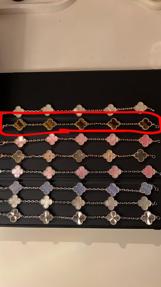 Van cleaf bracelet brown