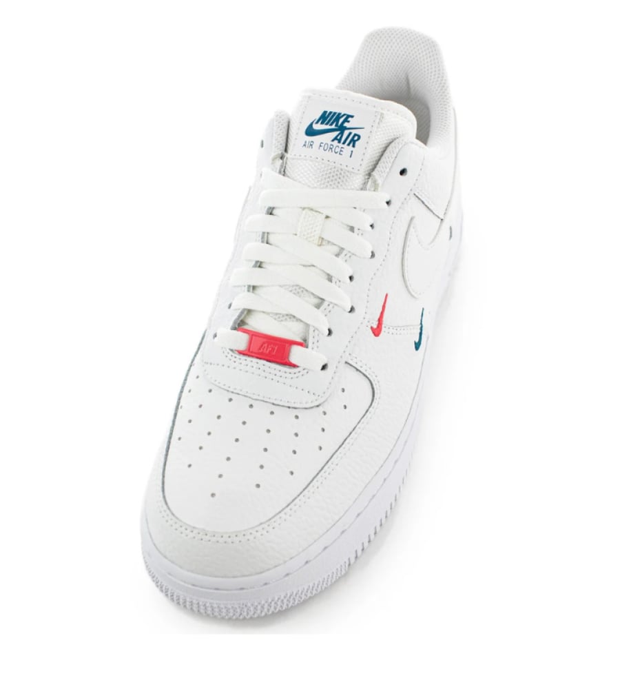 Nike Air Force 1 Low - White/Red-Blue Double Swoosh