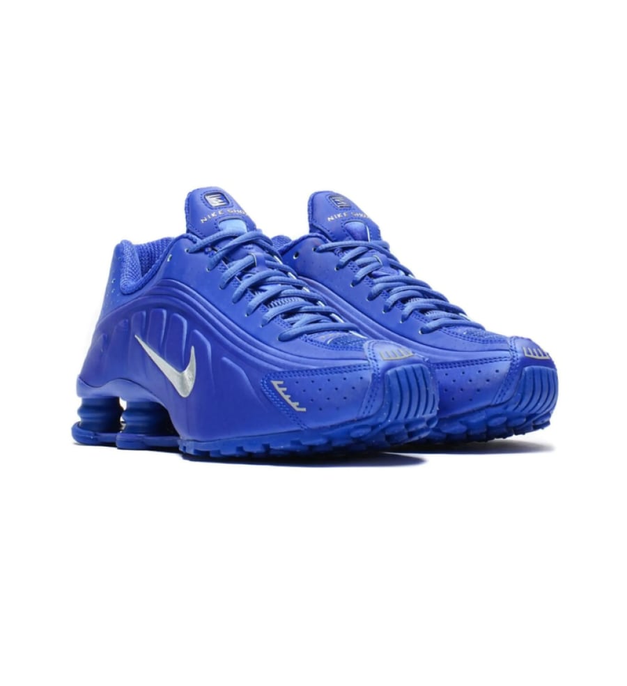 NIKE SHOX R4 "RACER BLUE" - BLUE & METALLIC SILVER