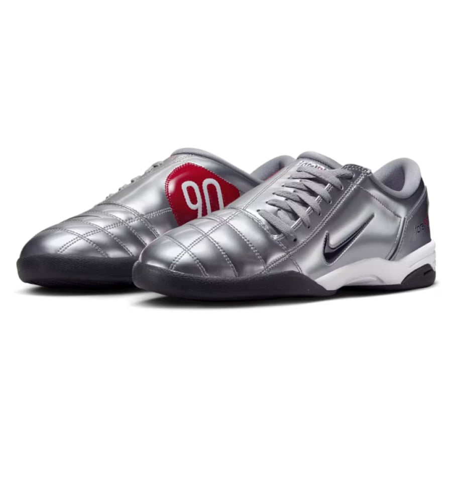 Nike Air Zoom Total 90 II IC - Metallic Silver/Varsity Red-Black
