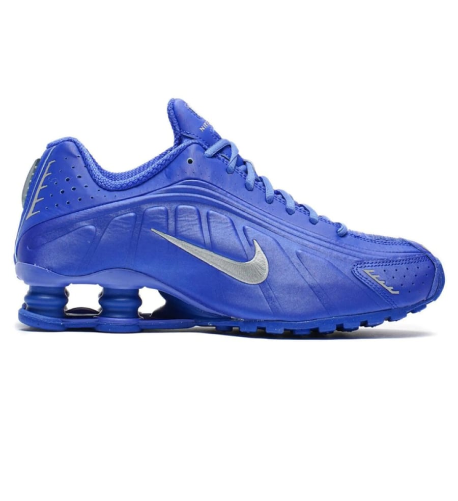 NIKE SHOX R4 "RACER BLUE" - BLUE & METALLIC SILVER