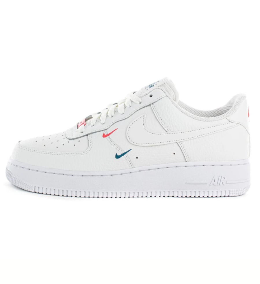 Nike Air Force 1 Low - White/Red-Blue Double Swoosh