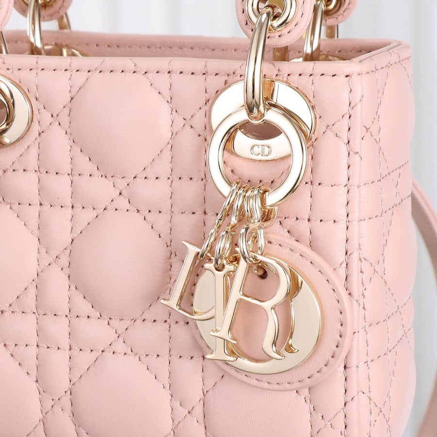 Lady Dior Micro Bag — Pink