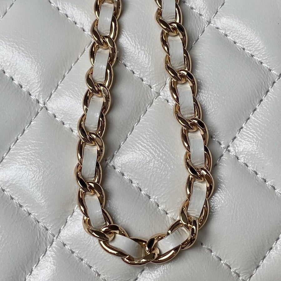 Chanel 24P WOC White 9.8 cm