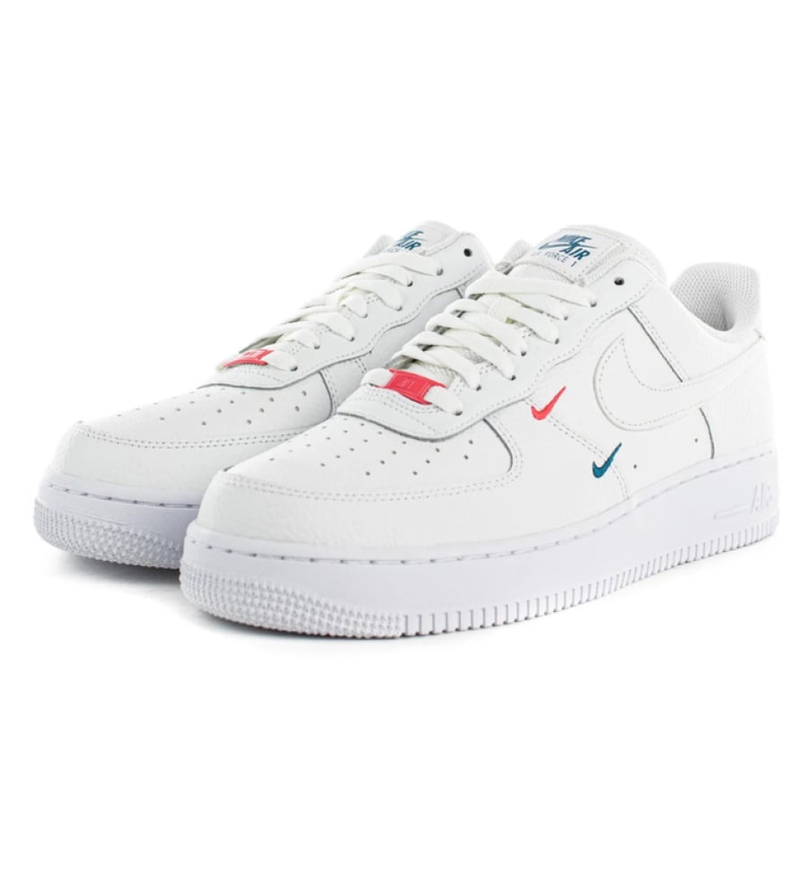 Nike Air Force 1 Low - White/Red-Blue Double Swoosh