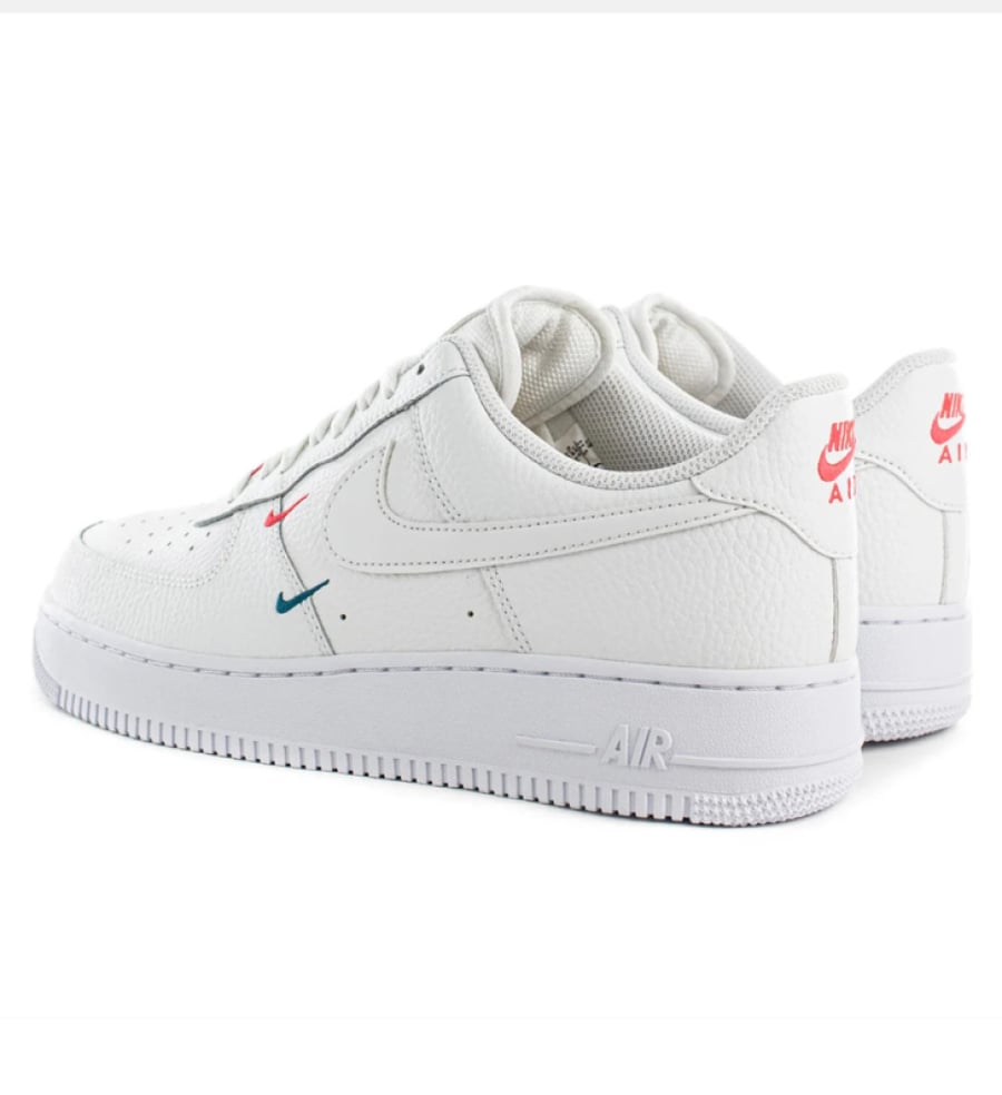 Nike Air Force 1 Low - White/Red-Blue Double Swoosh