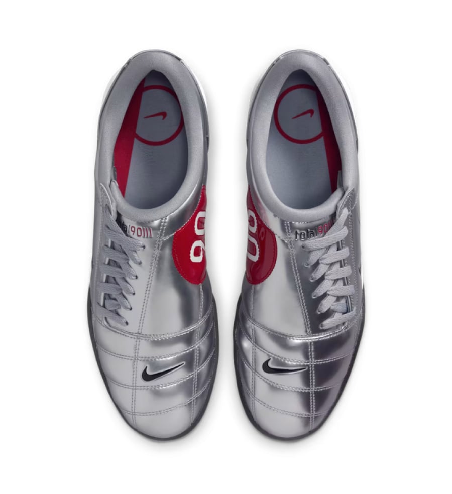 Nike Air Zoom Total 90 II IC - Metallic Silver/Varsity Red-Black