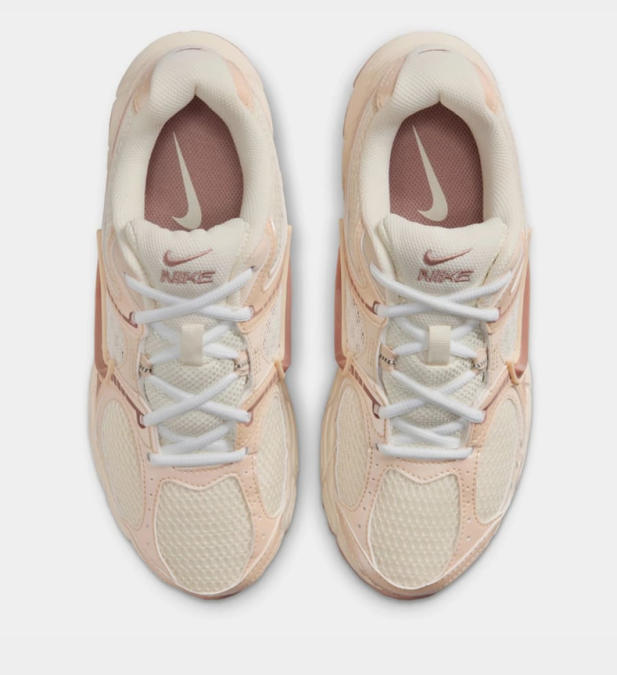 Nike V2K Run - Summit White & Peach Edition