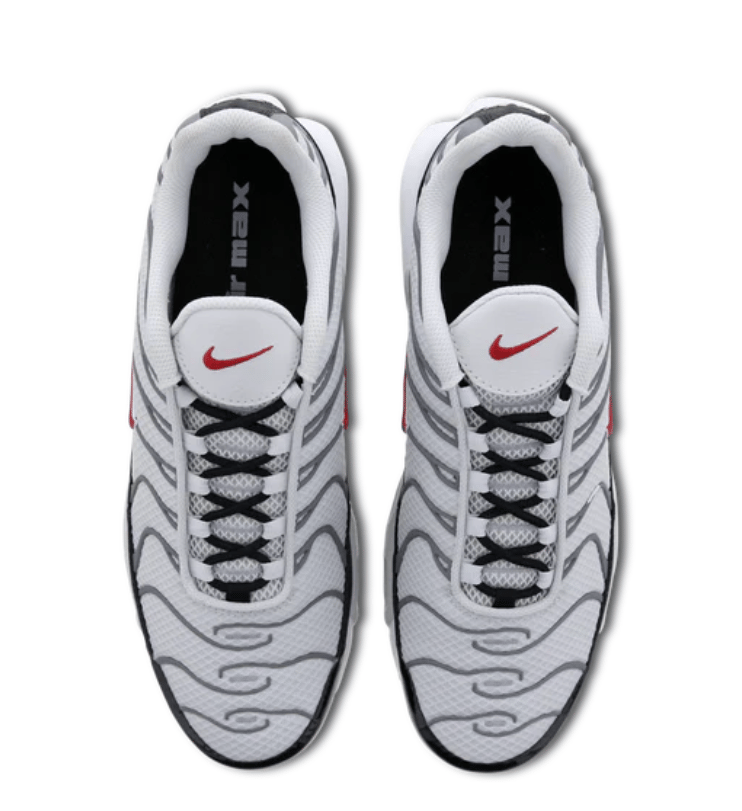NIKE AIR MAX PLUS TN "WHITE & TOTAL ORANGE" - WHITE /BLACK / ORANGE