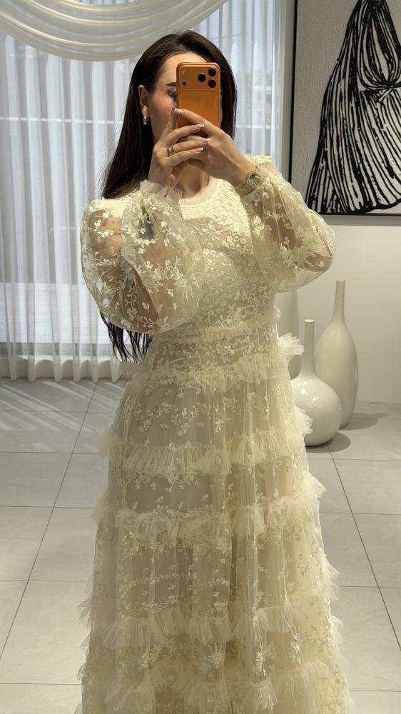 فستان طويل سهرة فخم