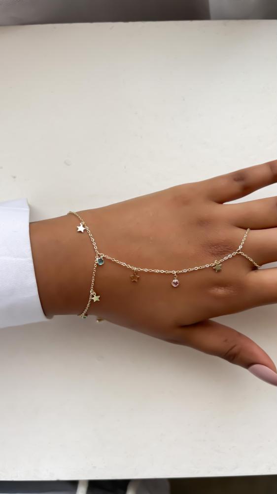 اسورة الكف /   colorful star hand chain
