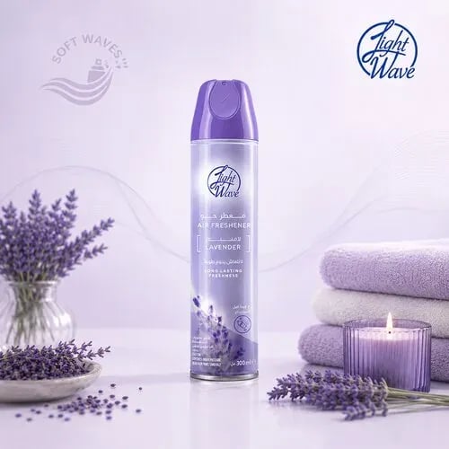 بخاخ معطر جو LightWaves برائحة اللافندر 300 مل هدوء واسترخاء
