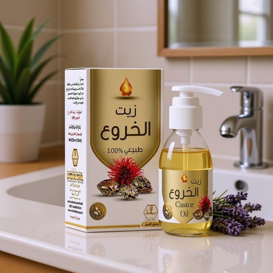 زيت الخروع الطبيعي من وادي النحل - 125 مل