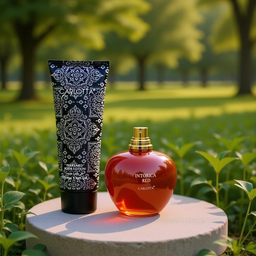 كارلوتا إنطوكسيكا الأحمر طقم عطر نسائي