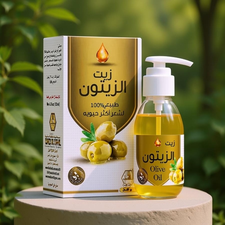زيت وادي النحل بالزيتون للشعر 125 مل