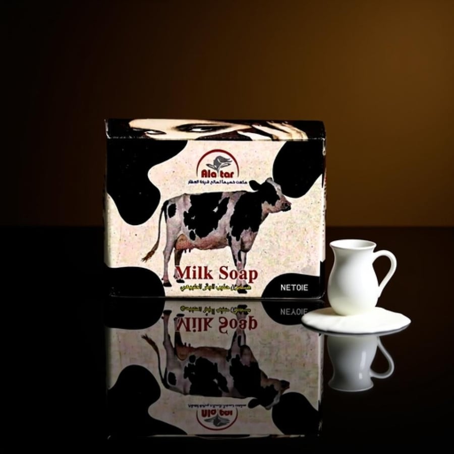 صابون حليب البقر الطبيعي من العطار 100 جم