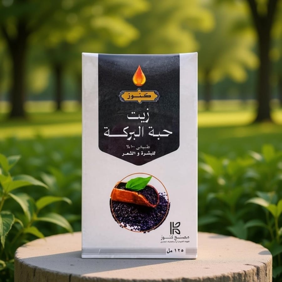 كنوز زيت حبة البركة للبشرة والشعر 125 مل