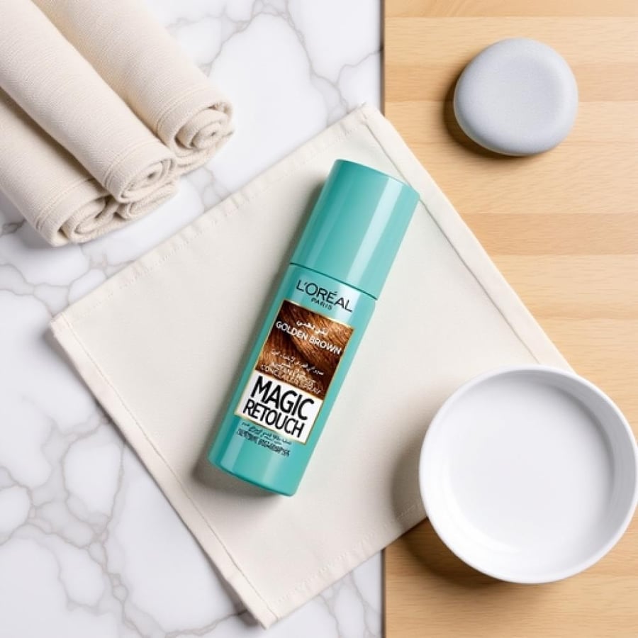 لوريال باريس بخاخ ماجيك ريتوتش لإخفاء جذور الشعر - بني ذهبي - 75 مل