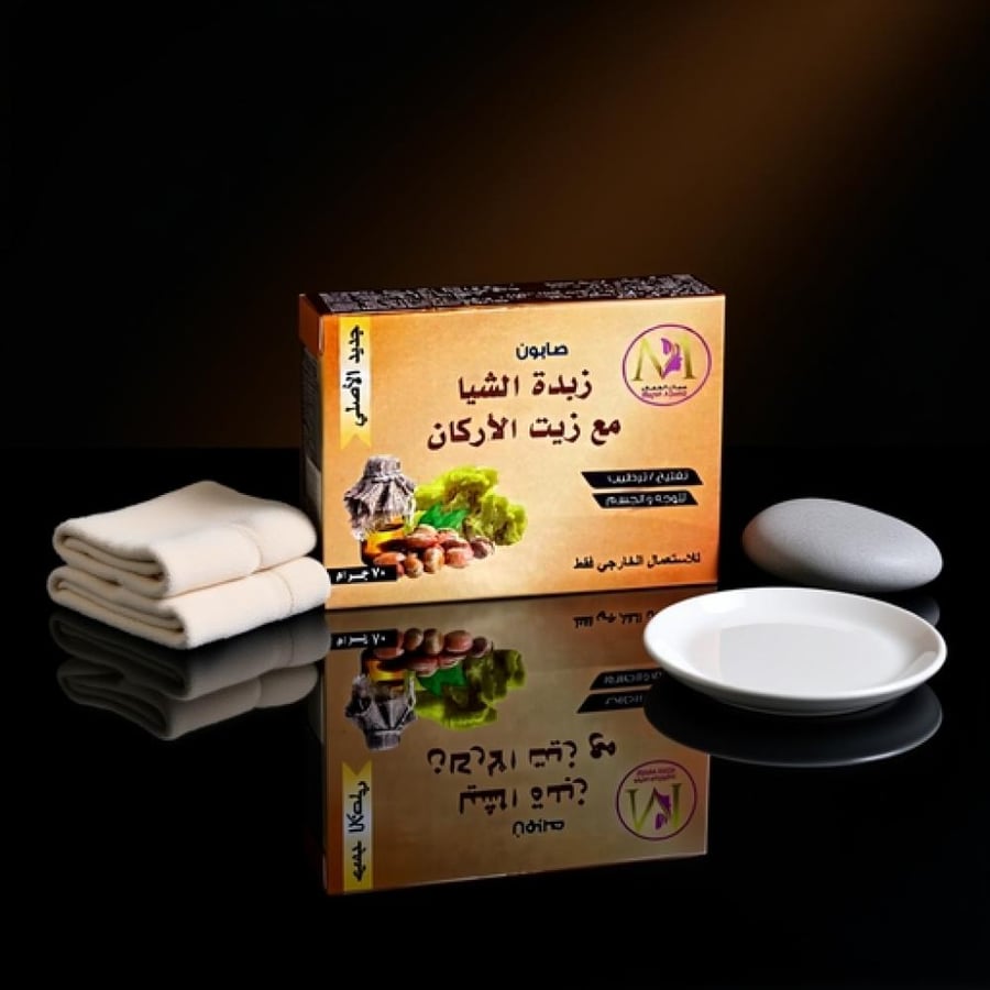 صابون ميان الجمال -زبدة الشيا مع زيت الارقان