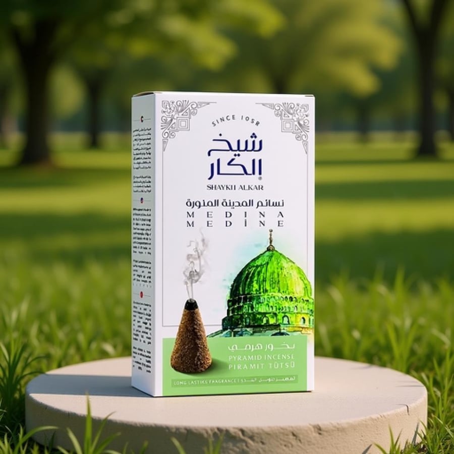 شيخ الكار بخور هرمي نسائم المدينة المنورة 12 قطعة