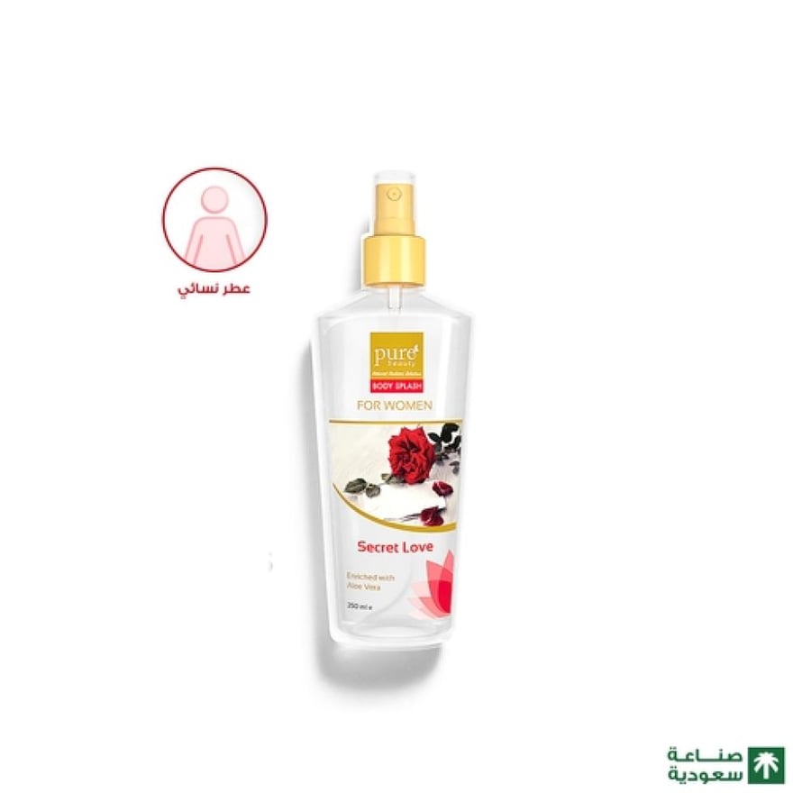 بيور بيوتي بخاخ معطر للجسم سيكرت لاف للنساء 250 مل