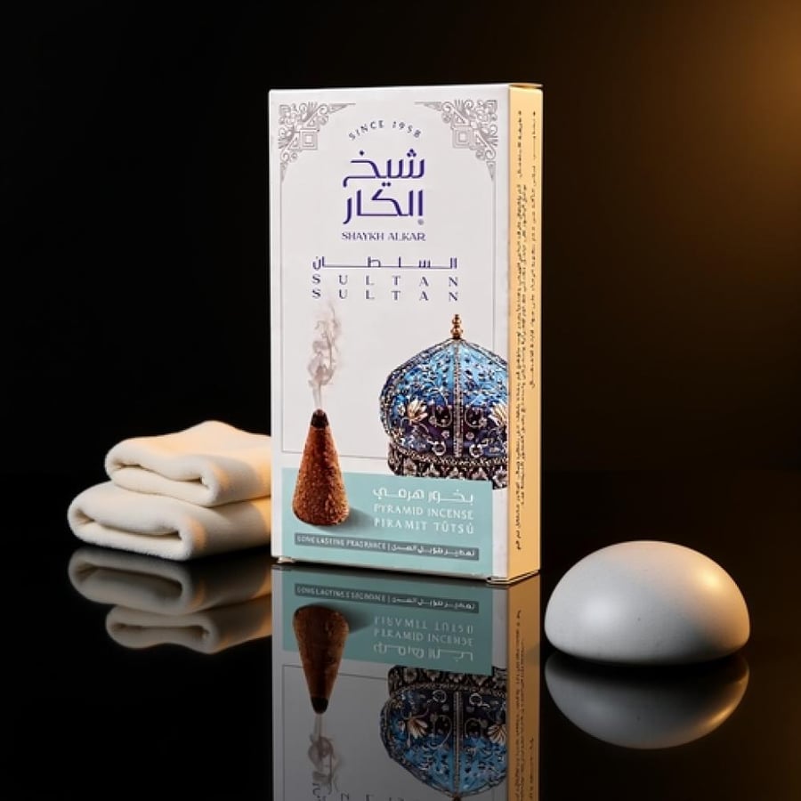 شيخ الكار بخور هرمي نسائم السلطان - 12 قطعة (30 جم)