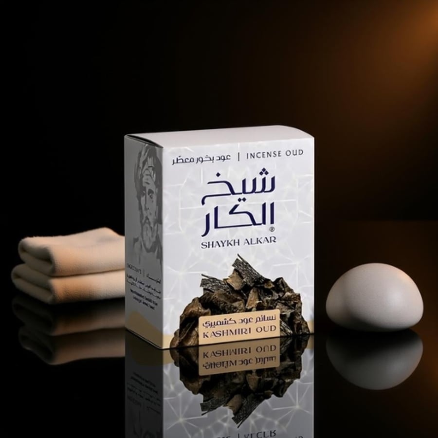 شيخ الكار بخور مبثوث مباخر نسائم عود كشميري 30 جم