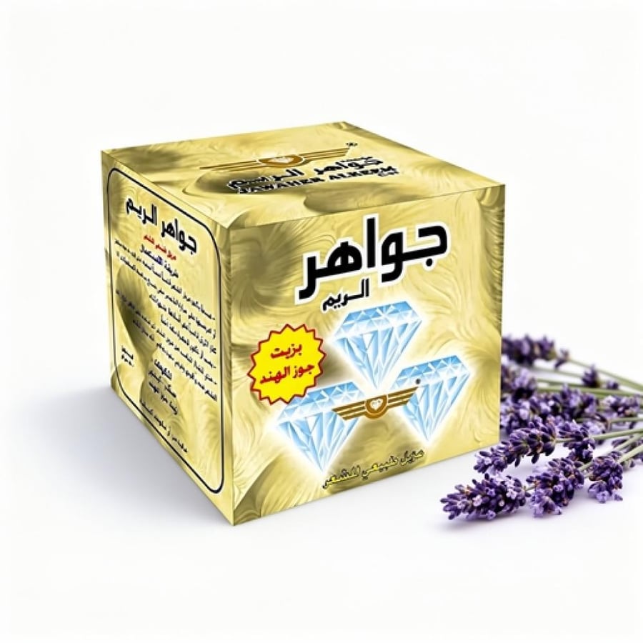 حلاوة جواهر الريم لإزالة شعر الجسم بزيت جوز الهند 500 جم