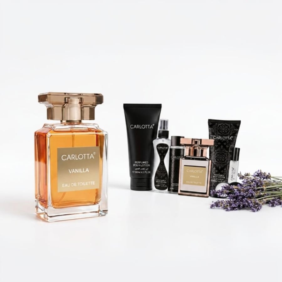 مجموعة هدايا عطور كارلوتا فانيلا للنساء - 6 قطع