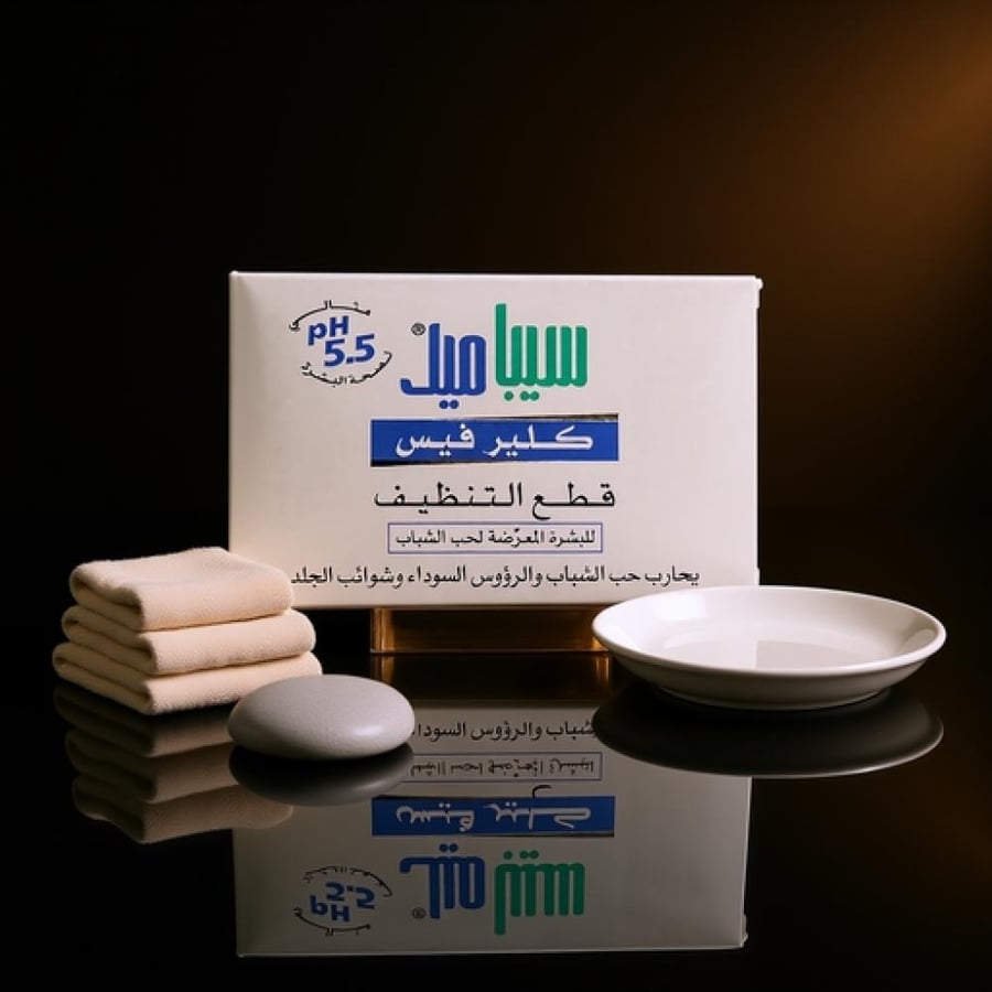 سيباميد كلير فيس صابون لتنظيف البشرة المعرضة لحب الشباب 150 جم