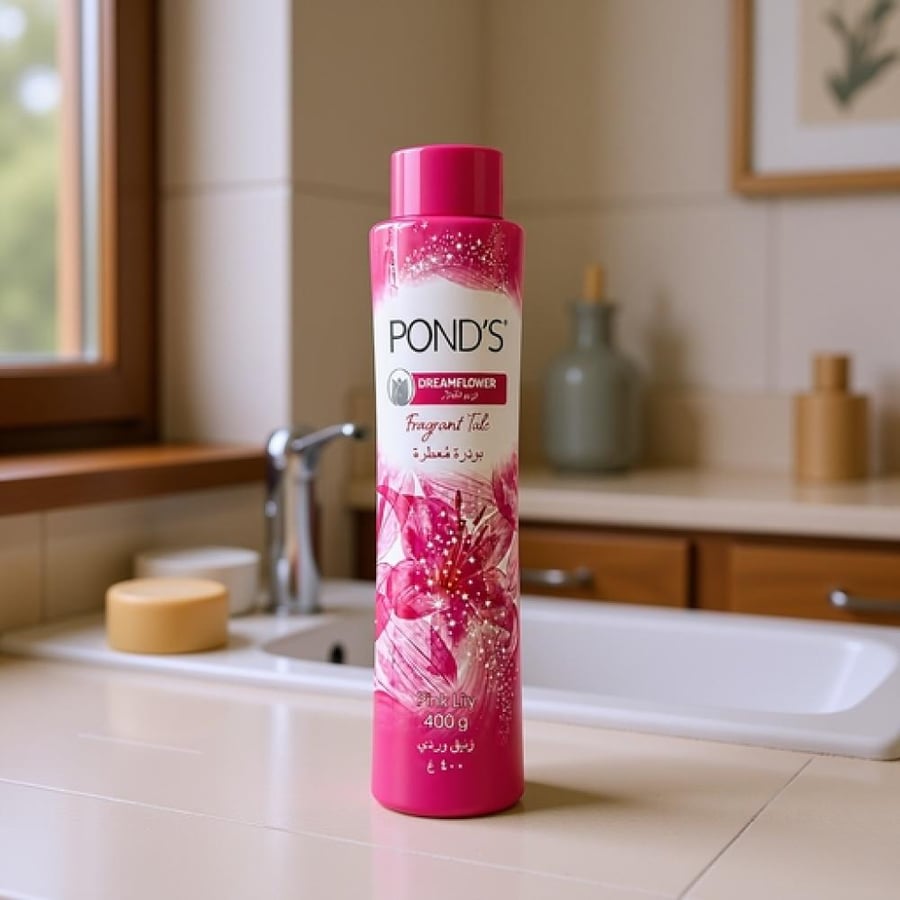 بوندس بودرة معطرة للجسم زنبق وردي 400 جم