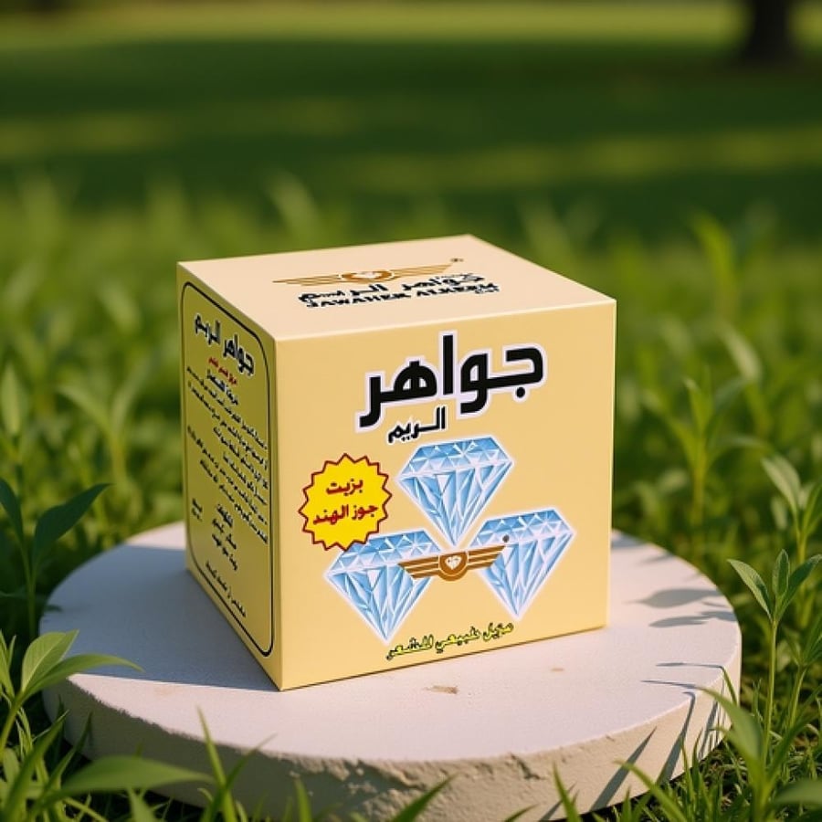 حلاوة جواهر الريم لإزالة شعر الجسم بزيت جوز الهند - 500 جم